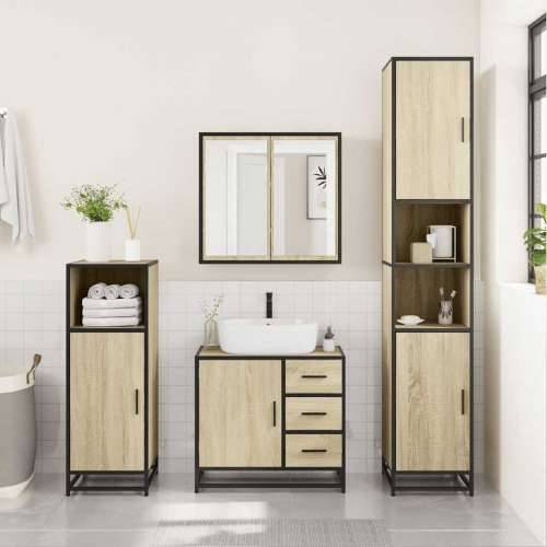 Kupaonski ormarić za Lavabo - Umivaonik boja hrasta 65x33x60 cm drveni - sonoma hrast 1 Cijena