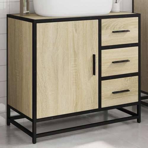 Kupaonski ormarić za Lavabo - Umivaonik boja hrasta 65x33x60 cm drveni - sonoma hrast 1 Cijena