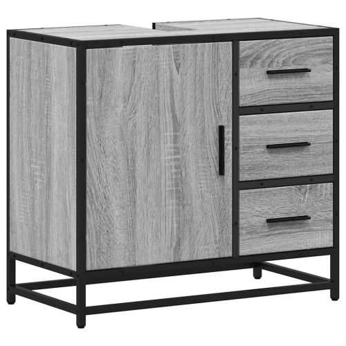 Kupaonski ormarić za Lavabo - Umivaonik sivi Sonoma 65x33x60 cm - Sivi hrast sonoma 1 Cijena