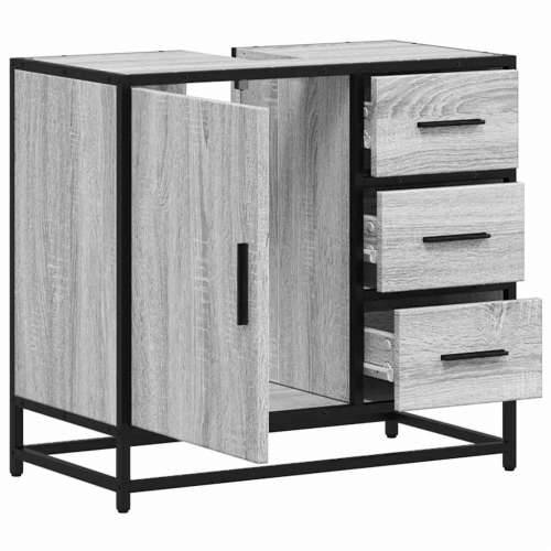 Kupaonski ormarić za Lavabo - Umivaonik sivi Sonoma 65x33x60 cm - Sivi hrast sonoma 1 Cijena