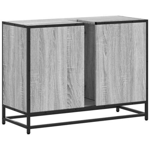 Kupaonski ormarić za Lavabo - Umivaonik boja hrasta 80x33x60 cm drveni - Sivi hrast sonoma 1 Cijena