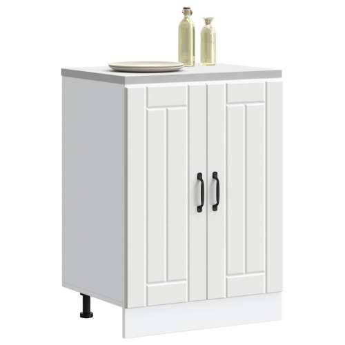 Donji ormarić za Lavabo - Umivaonik Lucca bijeli konstruirano drvo - Bijela 1 1 x donji ormarić (2 vrata) 60 cm Cijena
