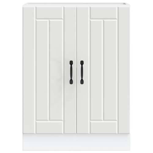 Donji ormarić za Lavabo - Umivaonik Lucca bijeli konstruirano drvo - Bijela 1 1 x donji ormarić (2 vrata) 60 cm Cijena