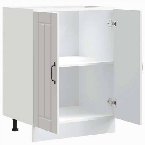 Donji ormarić za Lavabo - Umivaonik Lucca bijeli konstruirano drvo - Bijela 1 1 x donji ormarić (2 vrata) 60 cm Cijena