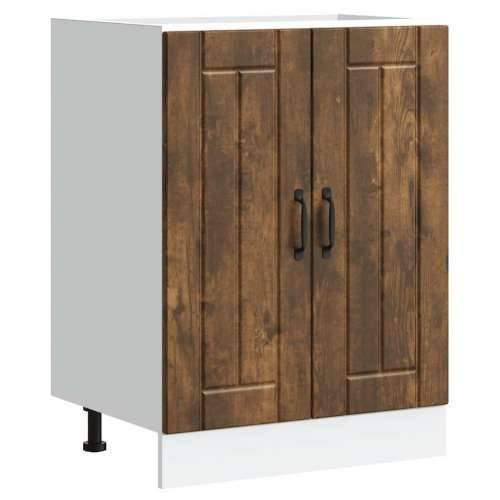 Donji ormarić za Lavabo - Umivaonik Lucca boja hrasta konstruirano drvo - Dimljeni hrast 1 1 x donji ormarić (2 vrata) 60 cm Cijena