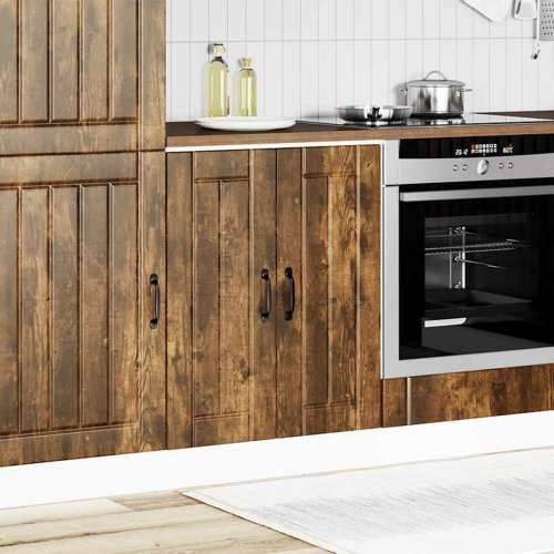 Donji ormarić za Lavabo - Umivaonik Lucca boja hrasta konstruirano drvo - Dimljeni hrast 1 1 x donji ormarić (2 vrata) 60 cm Cijena