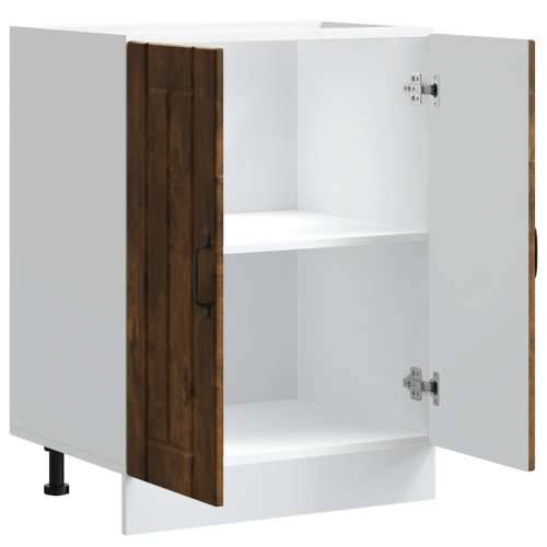 Donji ormarić za Lavabo - Umivaonik Lucca boja hrasta konstruirano drvo - Dimljeni hrast 1 1 x donji ormarić (2 vrata) 60 cm Cijena