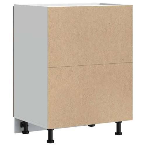 Donji ormarić za Lavabo - Umivaonik Lucca boja hrasta konstruirano drvo - Dimljeni hrast 1 1 x donji ormarić (2 vrata) 60 cm Cijena