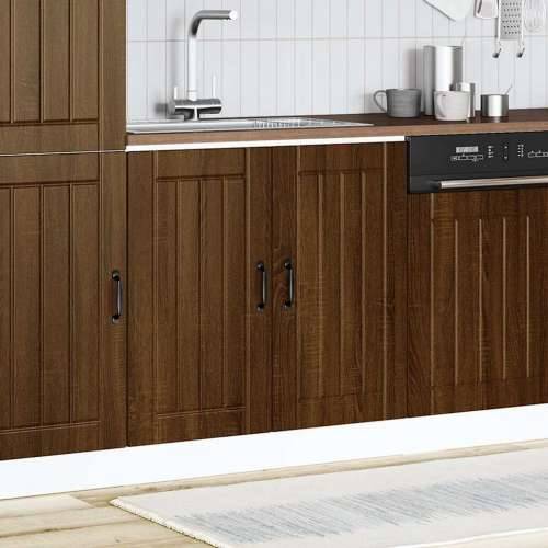 Donji ormarić za Lavabo - Umivaonik Lucca boja hrasta konstruirano drvo - Smeđi hrast 1 1 x donji ormarić (2 vrata) 80 cm Cijena