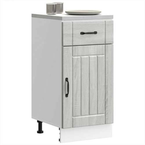Donji kuhinjski ormarić Lucca boja hrasta konstruirano drvo - Sivi hrast sonoma 40 x 46 x 81.5 cm 1 1x bottom cabinet (1 door 1  Cijena