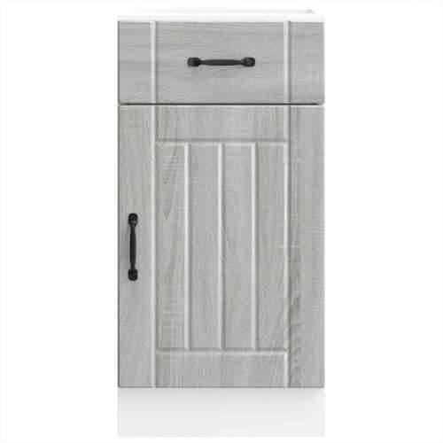 Donji kuhinjski ormarić Lucca boja hrasta konstruirano drvo - Sivi hrast sonoma 40 x 46 x 81.5 cm 1 1x bottom cabinet (1 door 1  Cijena