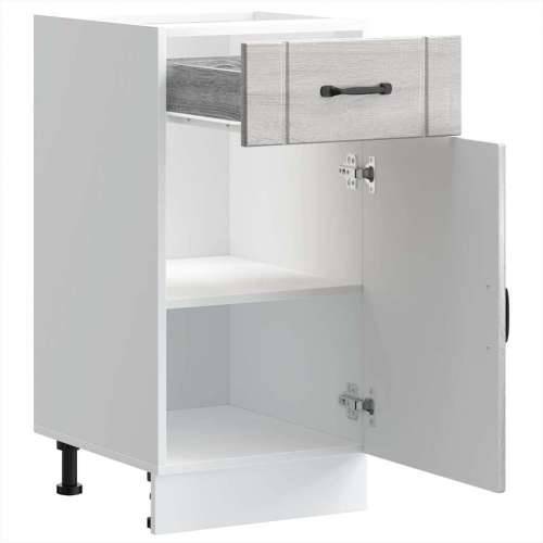 Donji kuhinjski ormarić Lucca boja hrasta konstruirano drvo - Sivi hrast sonoma 40 x 46 x 81.5 cm 1 1x bottom cabinet (1 door 1  Cijena