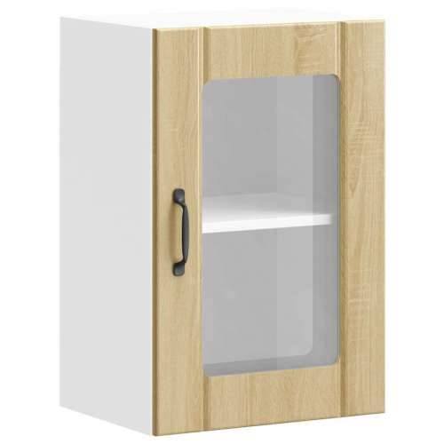 Kuhinjski zidni ormarić sa staklenim vratima Lucca boja hrasta - sonoma hrast 1 1 x zidni stakleni ormarić (1 vrata) 40 cm Cijena