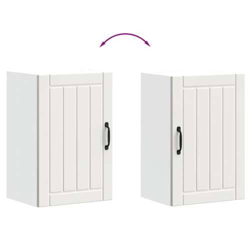 Kuhinjski zidni ormarić Lucca bijeli konstruirano drvo - Bijela 40 x 31 x 60 cm 1 1x wall cabinet (1 door) Cijena