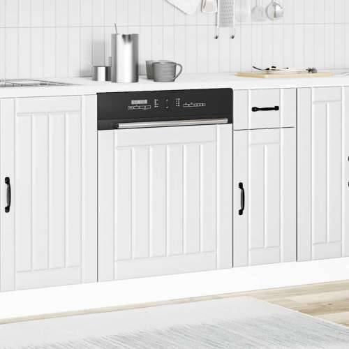 Ploča za perilicu posuđa Lucca bijeli konstruirano drvo - Bijela 60 x 1.5 x 67 cm 1 1x dishwasher panel Cijena