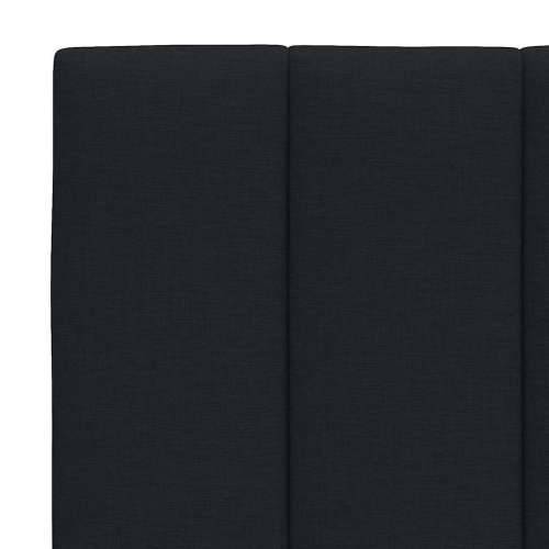 Krevet s madracem crni 80 x 200 cm od tkanine - Crna 80 x 200 cm Cijena