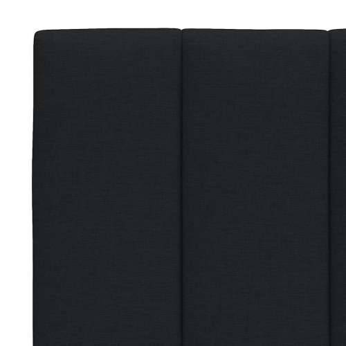 Krevet s madracem crni 90x190 cm od tkanine - Crna 90 x 190 cm Cijena