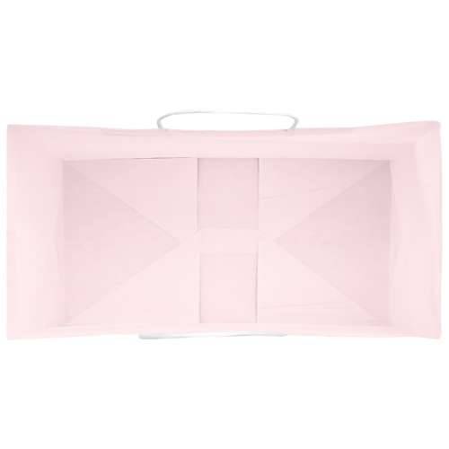Papirnate vrećice 250 kom s ručkama ružičaste 32x17x44 cm - Ružičasta 32 x 17 x 44 cm 250 Cijena