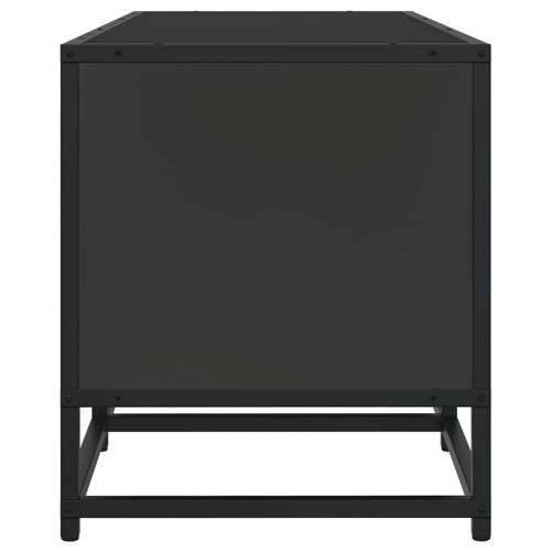 TV ormarić crni 160x35x41 cm Konstruirano drvo i metal - Crna 1 160 cm Cijena