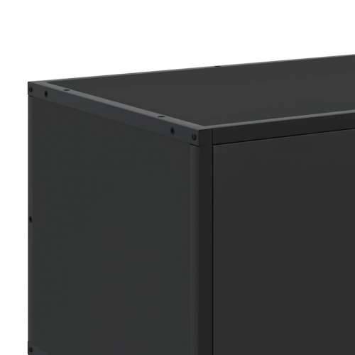 TV ormarić crni 160x35x41 cm Konstruirano drvo i metal - Crna 1 160 cm Cijena