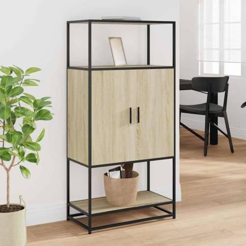 Visoka ploča sonoma hrast 68x35x139cm konstruirano drvo i metal - sonoma hrast 1 Cijena