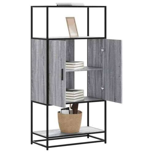 Visoka ploča siva Sonoma 68x35x139 cm Konstruirano drvo i metal - Sivi hrast sonoma 1 Cijena