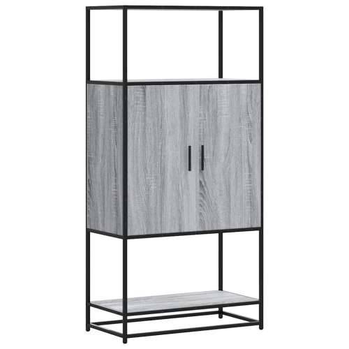 Visoka ploča siva Sonoma 68x35x139 cm Konstruirano drvo i metal - Sivi hrast sonoma 1 Cijena