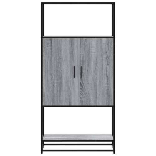 Visoka ploča siva Sonoma 68x35x139 cm Konstruirano drvo i metal - Sivi hrast sonoma 1 Cijena