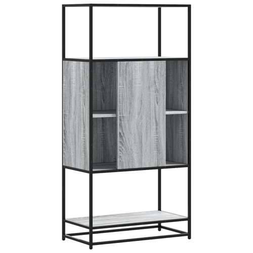 Visoka ploča siva Sonoma 68x35x139 cm Konstruirano drvo i metal - Sivi hrast sonoma 1 Cijena