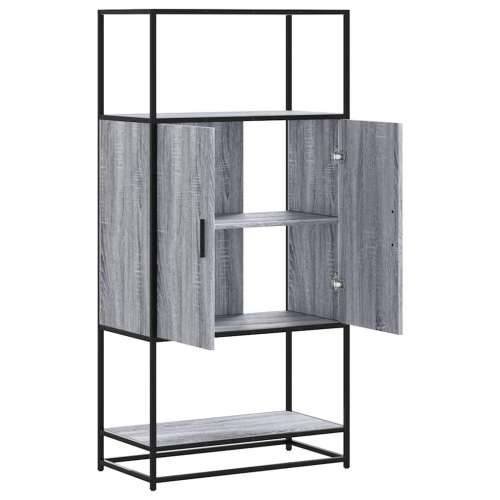 Visoka ploča siva Sonoma 68x35x139 cm Konstruirano drvo i metal - Sivi hrast sonoma 1 Cijena