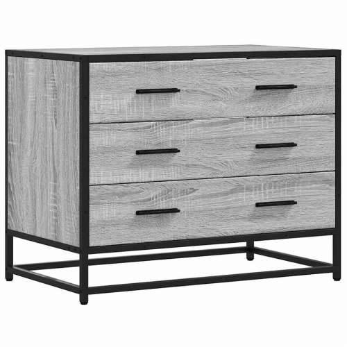 Ormarić s ladicama Siva Sonoma 70x41x56 cm Konstruirano drvo - Sivi hrast sonoma 1 Cijena