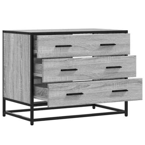 Ormarić s ladicama Siva Sonoma 70x41x56 cm Konstruirano drvo - Sivi hrast sonoma 1 Cijena