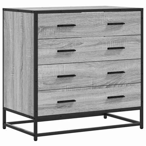 Ormarić s ladicama Siva Sonoma 70x41x70 cm Konstruirano drvo - Sivi hrast sonoma 1 Cijena