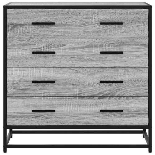 Ormarić s ladicama Siva Sonoma 70x41x70 cm Konstruirano drvo - Sivi hrast sonoma 1 Cijena