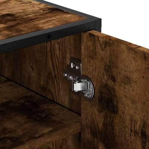 Stalak za cipele boja hrasta 48x38x97,5 cm konstruirano drvo - Dimljeni hrast 1 5 Cijena