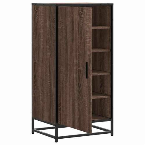 Stalak za cipele boja hrasta 48x38x97,5 cm konstruirano drvo - Smeđi hrast 1 5 Cijena