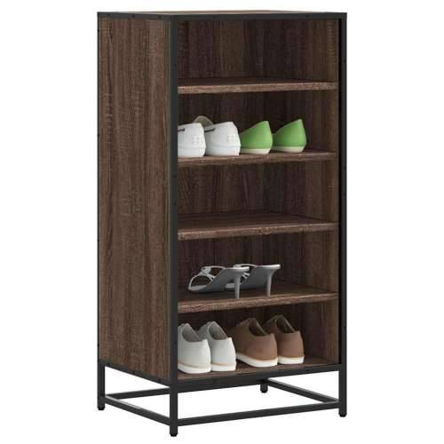 Stalak za cipele boja hrasta 48x38x97,5 cm konstruirano drvo - Smeđi hrast 10 1 Cijena