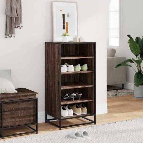 Stalak za cipele boja hrasta 48x38x97,5 cm konstruirano drvo - Smeđi hrast 10 1 Cijena