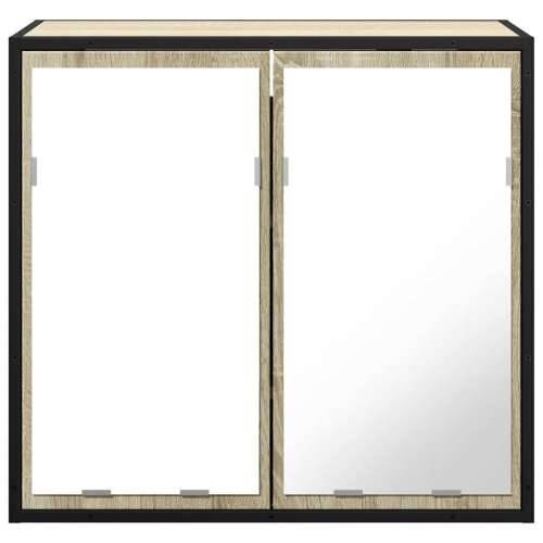 Kupaonski ormarić s ogledalom sonoma hrast 65x20x60 cm - sonoma hrast 1 Cijena