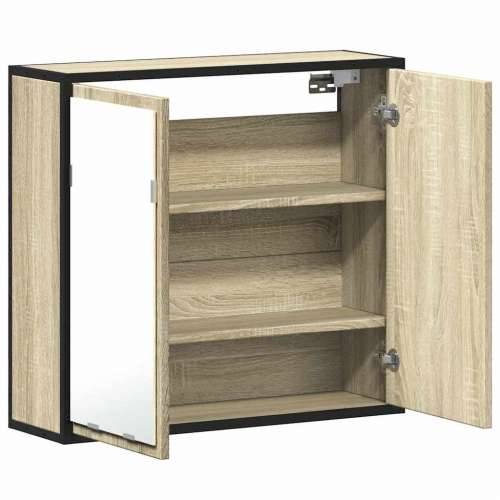 Kupaonski ormarić s ogledalom sonoma hrast 65x20x60 cm - sonoma hrast 1 Cijena