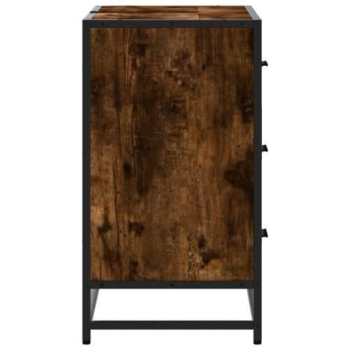 Kupaonski ormarić za Lavabo - Umivaonik boja hrasta 80x33x60 cm drveni - Dimljeni hrast 1 Cijena