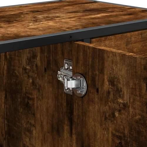Kupaonski ormarić za Lavabo - Umivaonik boja hrasta 80x33x60 cm drveni - Dimljeni hrast 1 Cijena