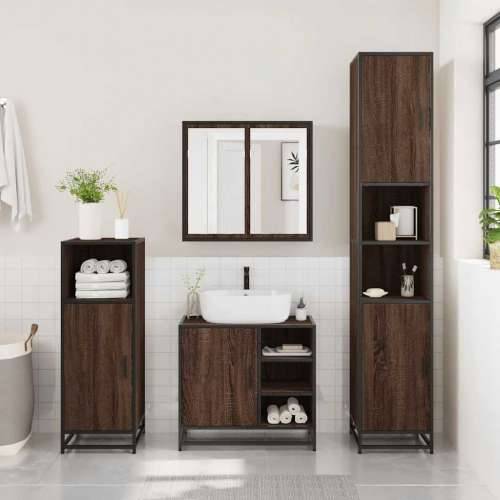 Kupaonski ormarić za Lavabo - Umivaonik smeđi hrast 65x33x60 cm - Smeđi hrast 1 Cijena