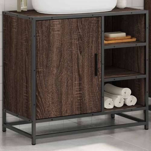 Kupaonski ormarić za Lavabo - Umivaonik smeđi hrast 65x33x60 cm - Smeđi hrast 1 Cijena