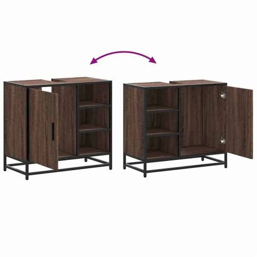 Kupaonski ormarić za Lavabo - Umivaonik smeđi hrast 65x33x60 cm - Smeđi hrast 1 Cijena