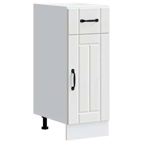 Donji kuhinjski ormarić Lucca bijeli konstruirano drvo - Bijela 30 x 46 x 81.5 cm 1 1x bottom cabinet (1 door 1 drawer) Cijena