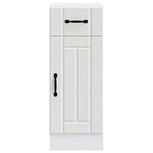 Donji kuhinjski ormarić Lucca bijeli konstruirano drvo - Bijela 30 x 46 x 81.5 cm 1 1x bottom cabinet (1 door 1 drawer) Cijena