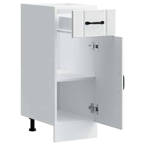 Donji kuhinjski ormarić Lucca bijeli konstruirano drvo - Bijela 30 x 46 x 81.5 cm 1 1x bottom cabinet (1 door 1 drawer) Cijena