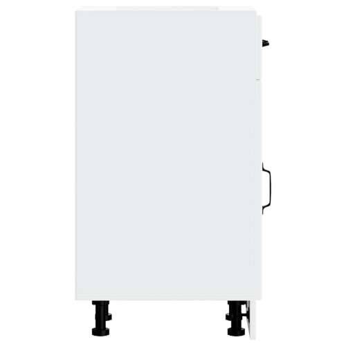 Donji kuhinjski ormarić Lucca bijeli konstruirano drvo - Bijela 30 x 46 x 81.5 cm 1 1x bottom cabinet (1 door 1 drawer) Cijena