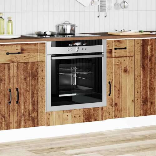 Ormarić za pećnicu Lucca boja drva konstruirano drvo - Staro drvo 1 1 x ormarić za pećnicu 60 cm Cijena